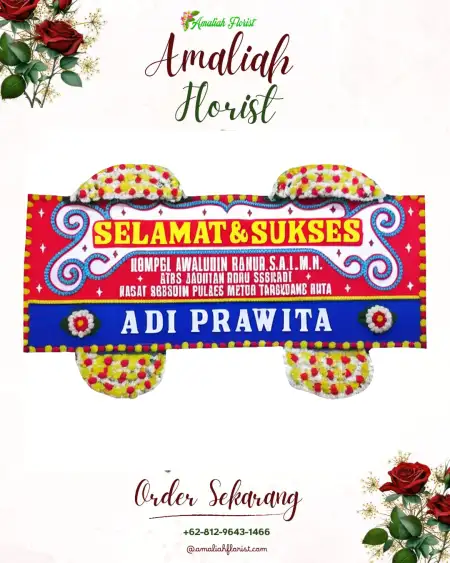 Papan Bunga Ucapan Selamat Banjurmukadan